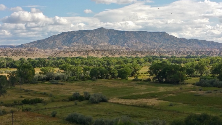 vista from O'Keeffe's Abiquiu home